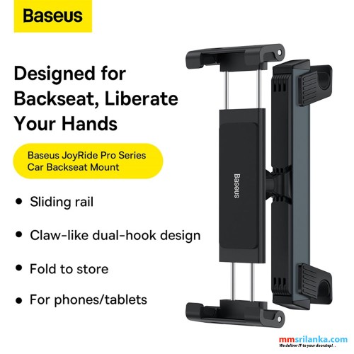 Baseus JoyRide Pro Backseat Car Mount Black